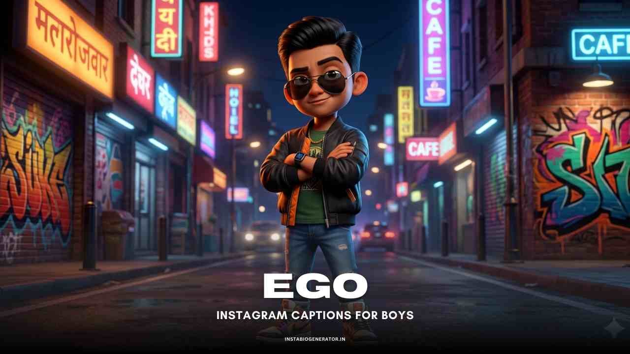 Ego Instagram Captions for Boys