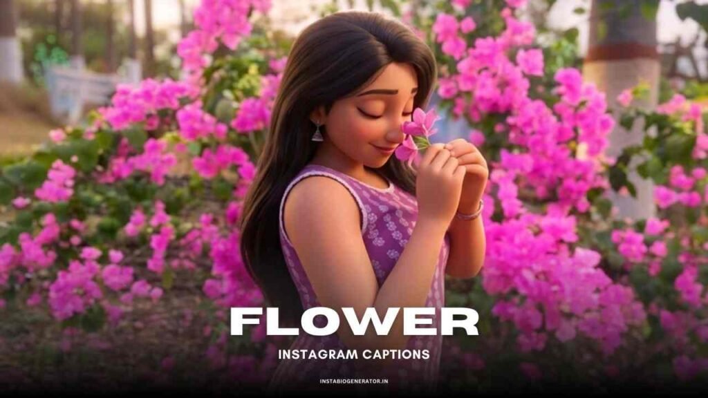 Flower Instagram Captions