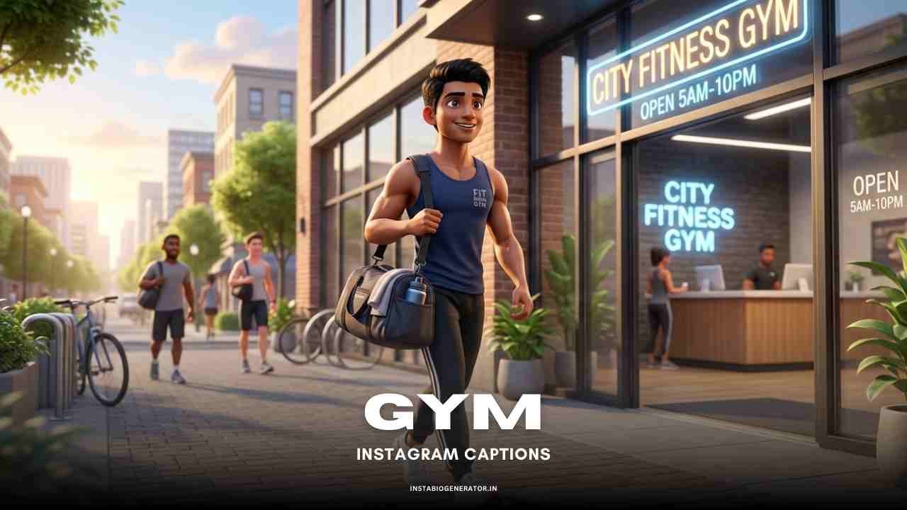 Gym Instagram Captions for Boys