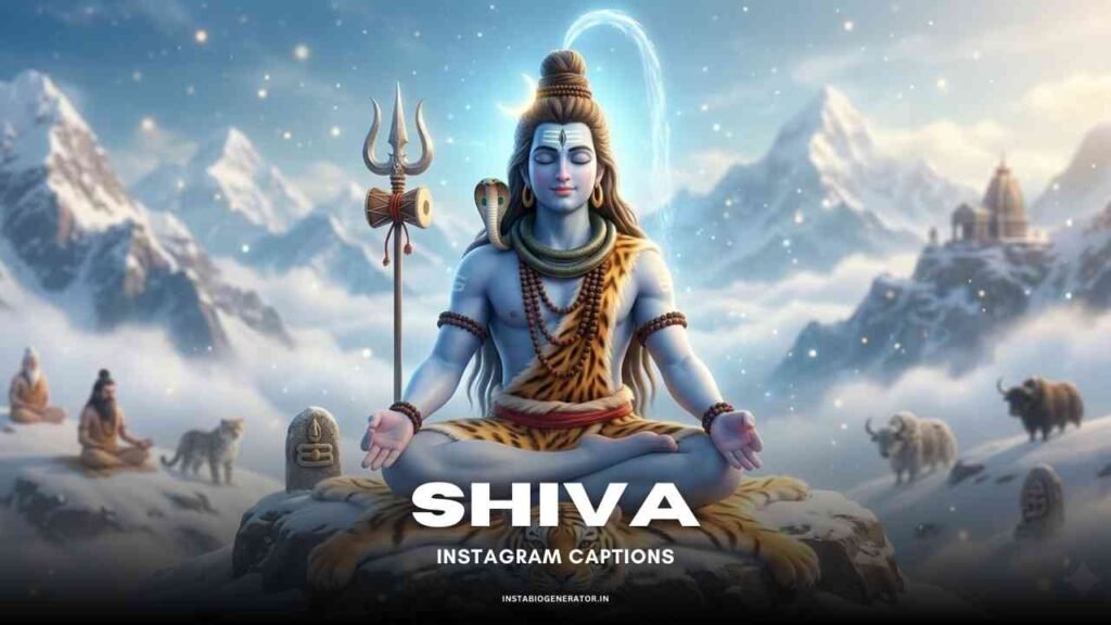 Lord Shiva Captions for Instagram