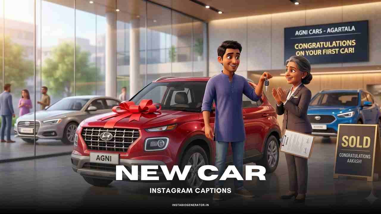 New Car Captions for Instagram