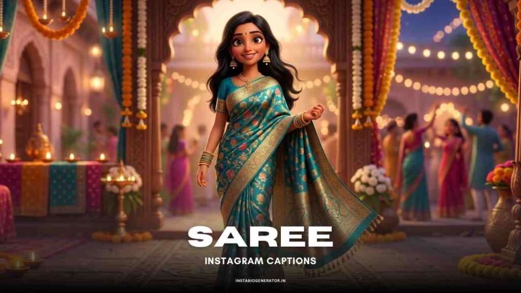Saree Captions for Instagram