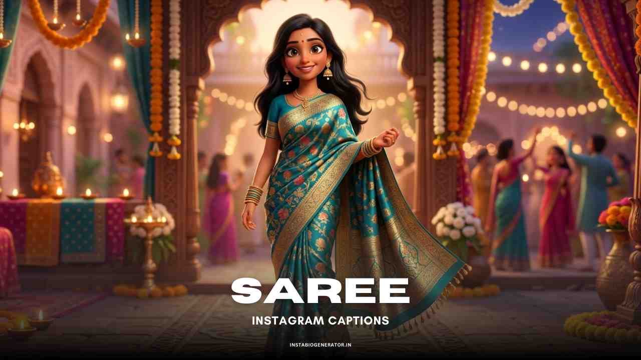 Saree Captions for Instagram