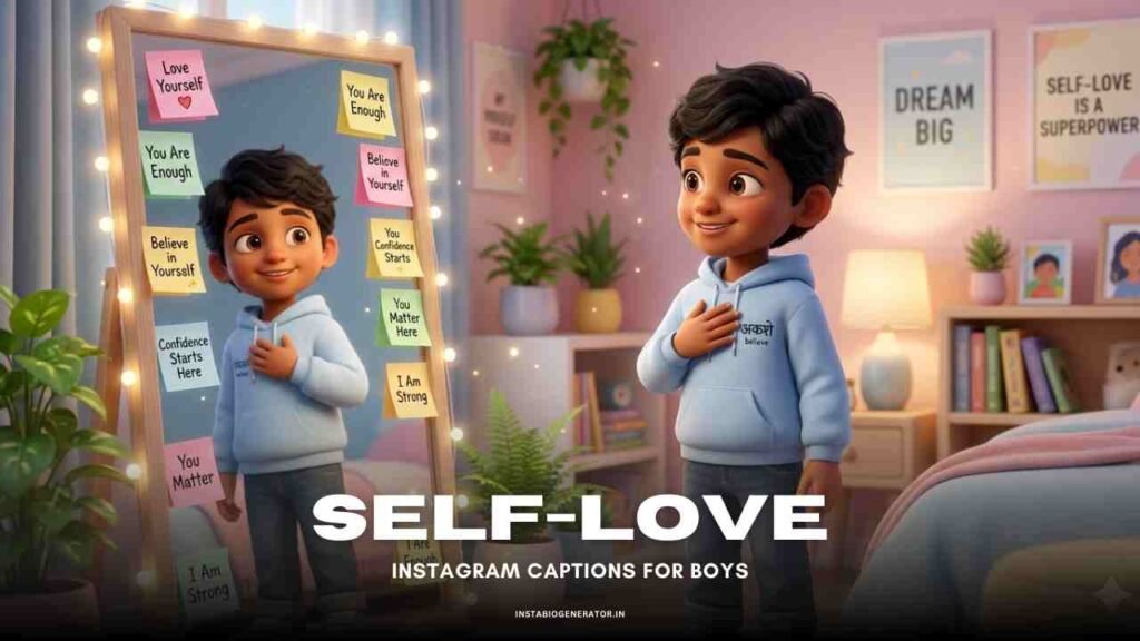 Self Love Captions for Boys