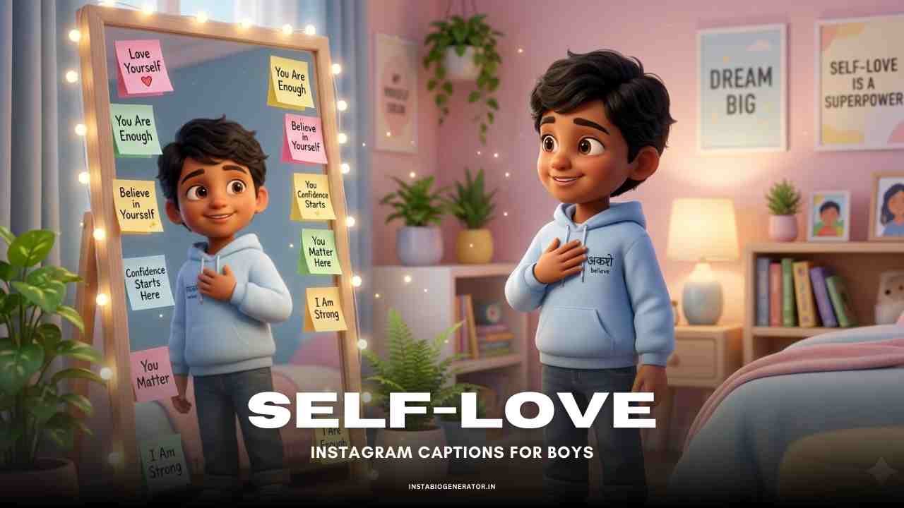 Self Love Captions for Boys