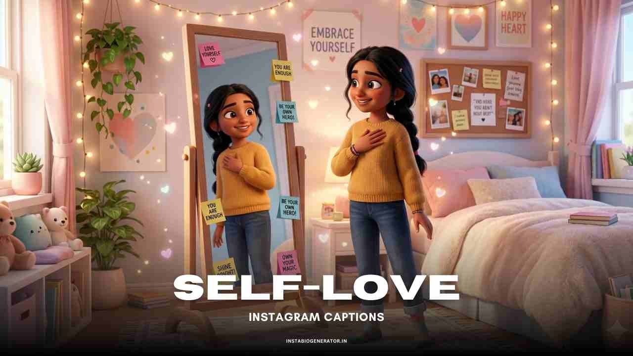 Self Love Instagram Captions for Girls