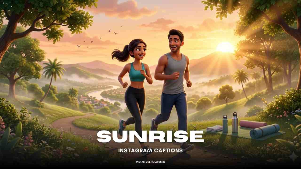 Sunrise short Captions for Instagram