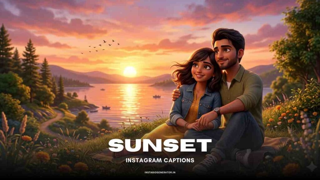 Sunset short Captions for Instagram