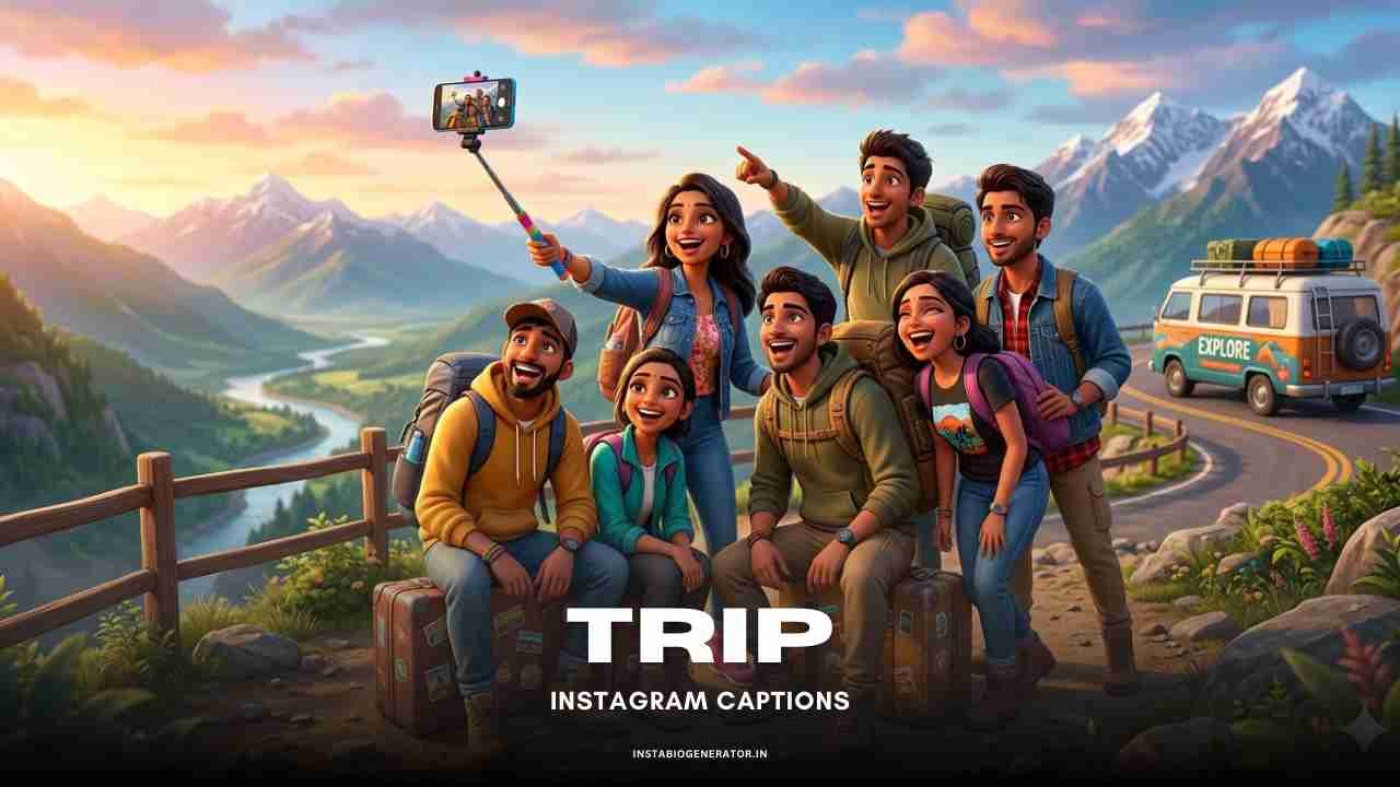 Trip with Friends Captions for Instagram