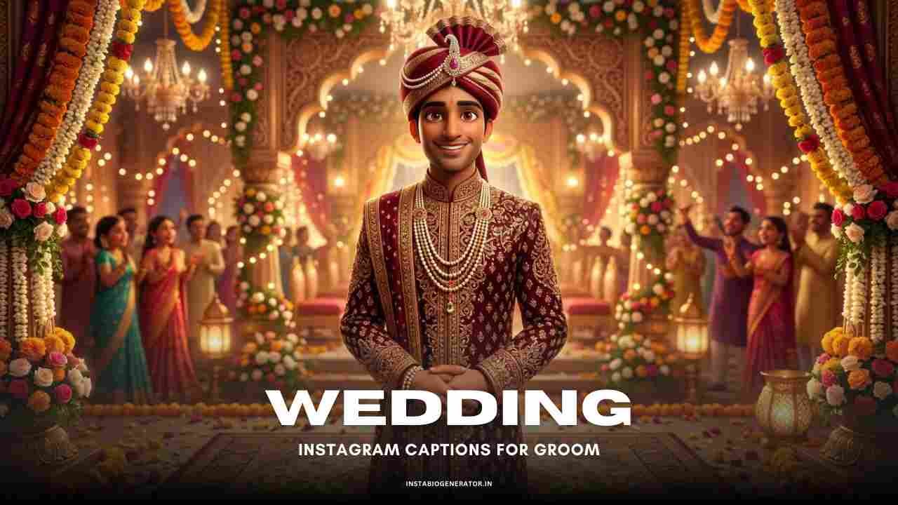 Wedding Instagram Captions for Groom